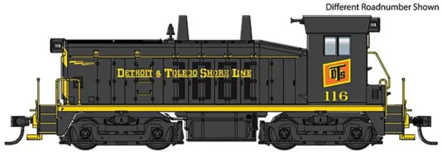 Walthers HO EMD SW7 Detroit & Toledo ShoreLine D&TS #118 DCC/SND