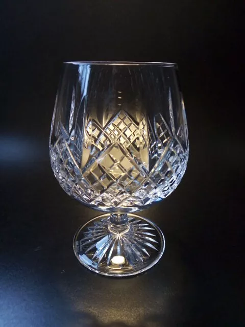 Edinburgh Crystal 12oz Montrose Cut Glass Brandy Balloon Snifter Glass