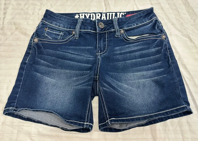 Hydraulic Lola Curvy Womens Jeans Shorts Size 3/4