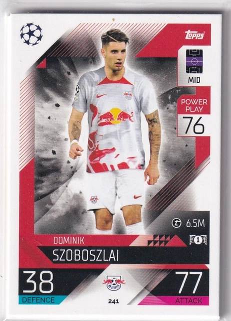 Topps Match Attax Champions League 22/23 Numéro 241 Dominik Szoboszlai