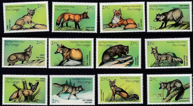 Congo / Zaïre 2000 Canines / Chien Comme Animaux MNH