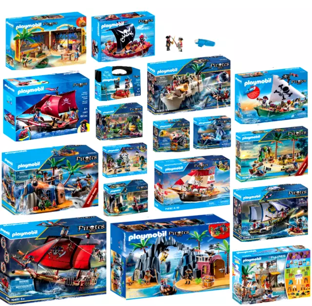 PLAYMOBIL Piratenschiff PIRATEN Schatzinsel SCHIFF Pirates FESTUNG Boot SOLDATEN