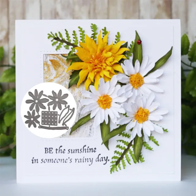 Wild-Flower Metal Cutting Dies Scrapbooking Embossing Stencils Paper Card DIY