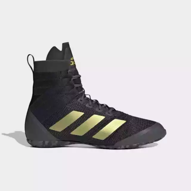 Chaussures de boxe Adidas Speedex 18 Boxing Boots Pour des hommes Noir-Or GY4079