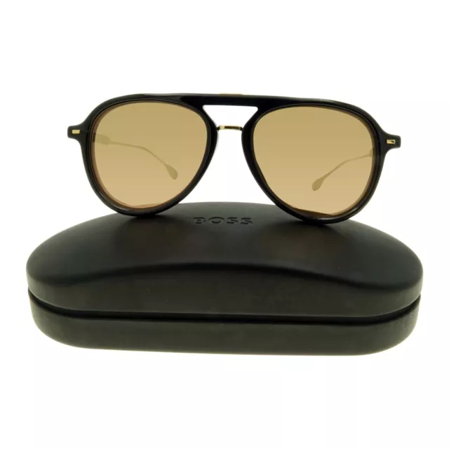 Hugo Boss Golden Edition Aviator BOSS 1356/SGOLD Sunglasses 2M383 MENS 1/200 NEW 2