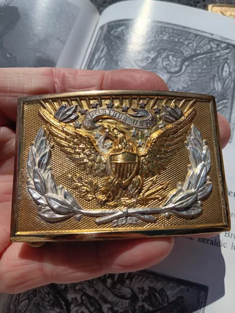 Minty M1874 Officers Belt Plate Buckle Non Dug Relic Exc Cond Post Civil War Era