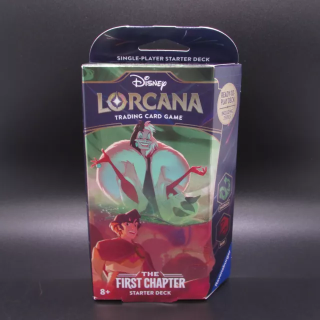 DECK DE DÉMARRAGE Disney Lorcana The First Chapter Emerald & Ruby scellé en usine neuf EUR 21