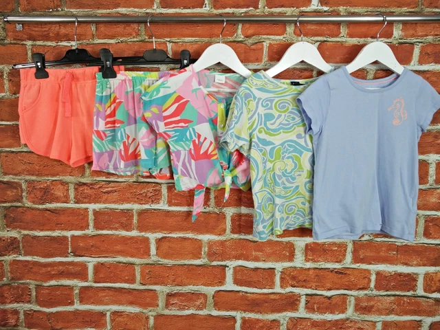 GIRLS BUNDLE AGE 6-7 YEARS NEXT GAP etc SHORTS TOP T-SHIRT SUMMER SET KIDS 122CM