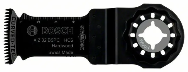 10x Bosch Hcs Hoja de Sierra de Incisión Aiz 32 Bspc Duro Wood, 50 X 32MM