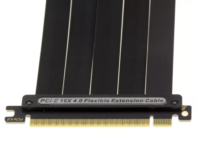 Elevadora Plano Extensión Flexible Pcie x16/PCI Express x16 para Tipo 4.0 - L