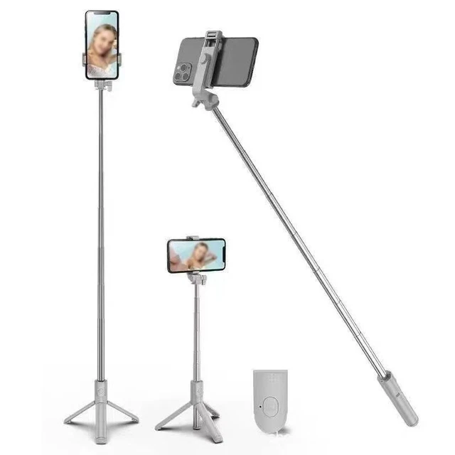 K&F Concept Perche Selfie Trépied AI 360° - Suivi Automatique, Déploiement Rapide 180cm, 2 Lampes Annulaires, Télécommande Bluetooth - Pour Vlog, Live, TikTok - 4