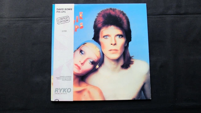 RARE DAVID BOWIE Pin Ups '90 US RYKO Ltd Ed Clear Vinyl LP Awesome NrM ...