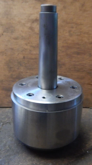Large Riten Metal Lathe  Live Bearing Bull Nose Center W/ No. 4Mt Shank