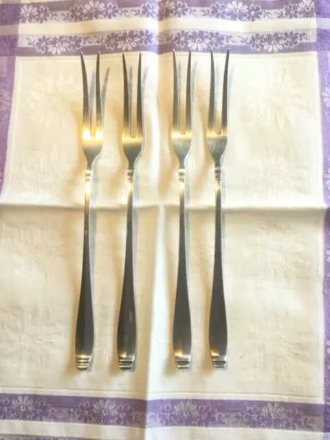 Wilkens Martin Art deco Besteck versilbert 90 Fleischgabel Aufschnittgabel 4 Stk