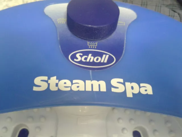 Scholl steam spa with massage, heat, whirl and steam moist heat 2