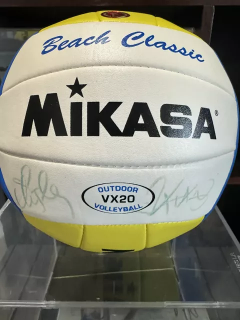 Olympic Volleyball Kerry Walsh Misty May Autograph Volleyball And 8x10