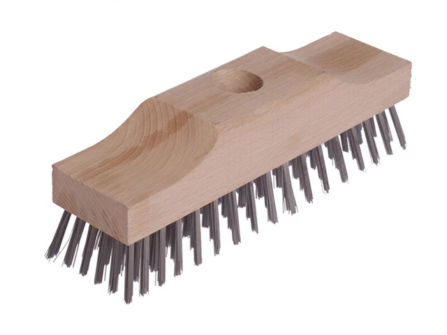 Lessmann Balai Tête Surélevé en Bois Stock 6 Rangée 220mm x 60mm LES148101