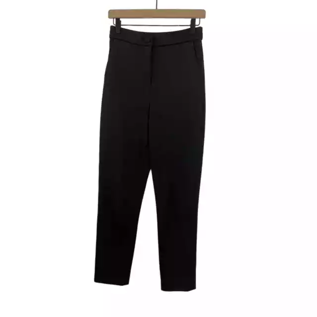 Cushnie Et Ochs Wool Cigarette Pants Sz 4 Black