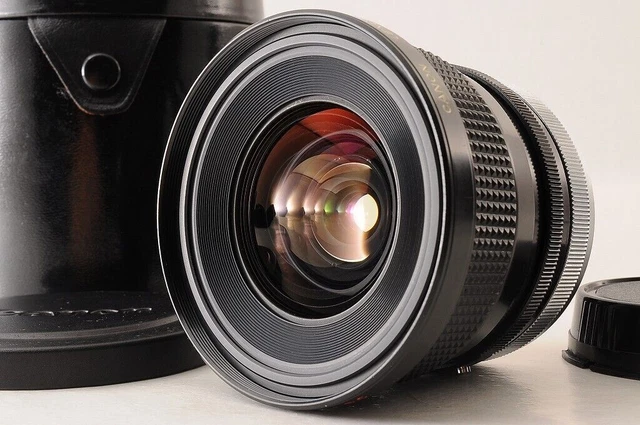 【Rare ”O” NEAR MINT＋】CANON FD 20mm F/2.8 SSC S.S.C Wide Angle MF Lens Case...