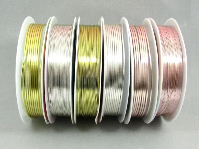 NON Tarnish COPPER Brass Artistic Beading WIRE for Jewellery Craft DIY 0.2 - 1mm