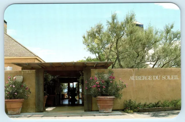 RUTHERFORD, California CA ~ AUBERGE du SOLEIL Napa County  4"x6" Postcard