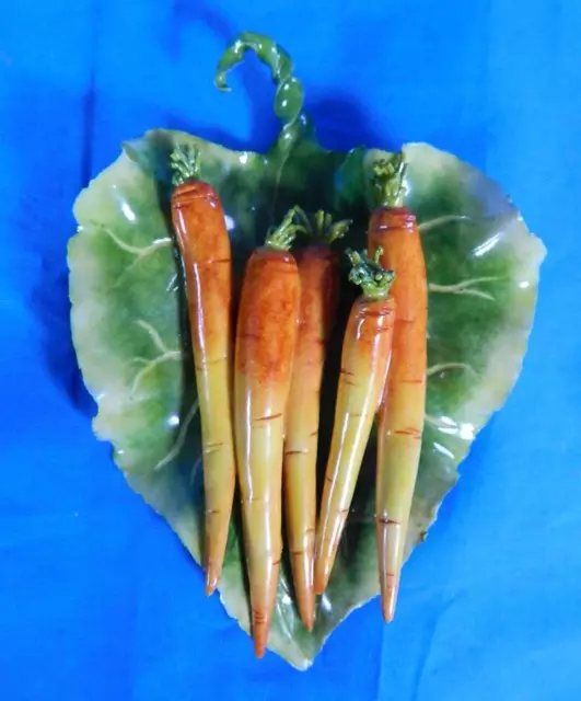 Katherine Houston Porcelain Art Carrots Tromp L'oeil