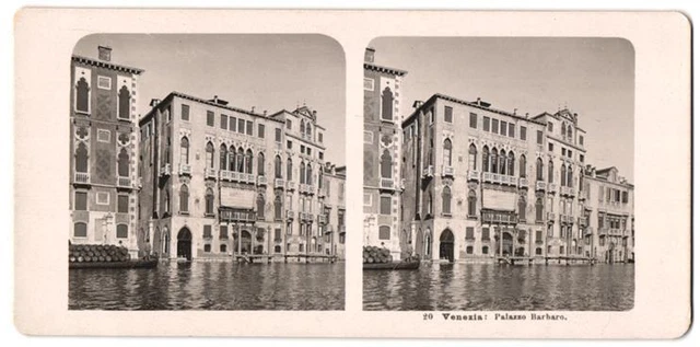 Stereo-Fotografie Neue Photographische Gesellschaft AG, Berlin, Ansicht Venezia