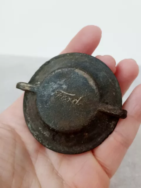 Vintage Ford Bronze / Brass Ford Model  (T?) Petrol / Fuel Cap