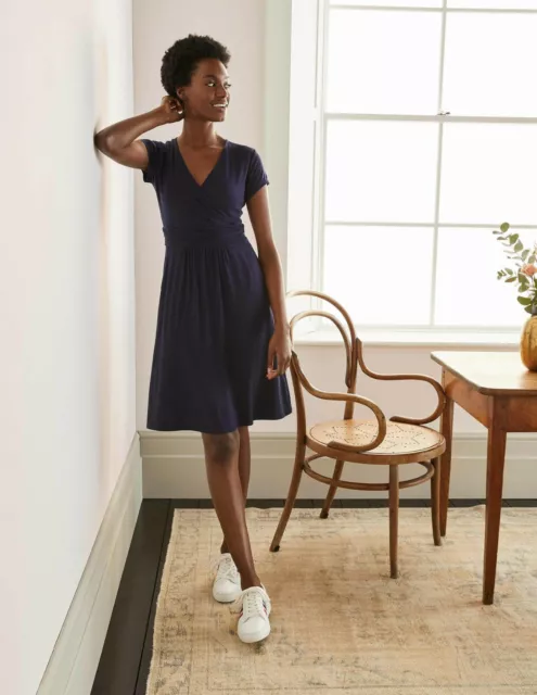 Boden elodie jersey wrap store dress