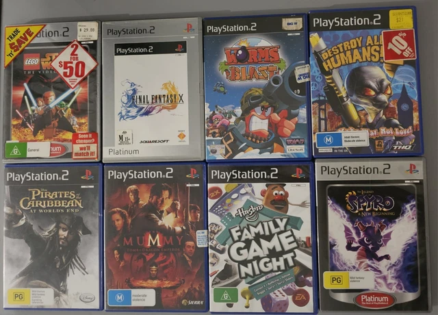 PLAYSTATION PS2 Game Bundle Lego Star Wars, Final Fantasy X