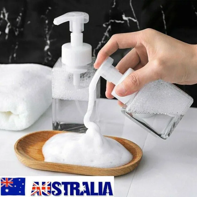 250/450ML Clear Foaming Soap Pump Bottle Shampoo Dispenser Lotion Liquid Bottle