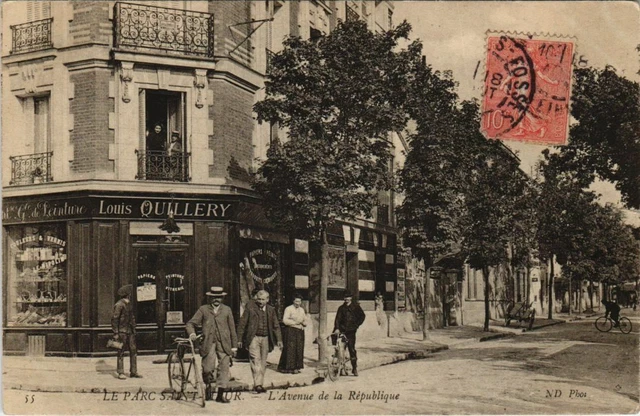 CPA Le Parc St-MAUR L'Avenue de la République (65697)