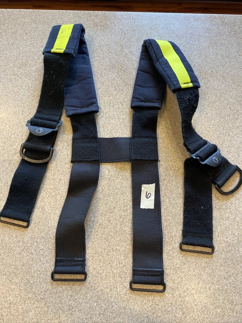 Firefighter Padded Suspenders Black Parachute Style Turnout Pants Lion Apparel Firefighter Padded Suspenders Black Parachute Style Turnout Pants Lion Apparel