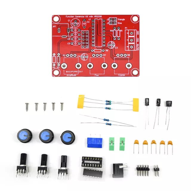 New XR2206 1HZ-1MHZ Funktionsgenerator Signalgenerator Sine Triangle Square Wave 3