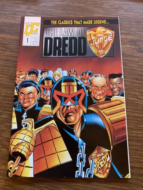 Judge Dredd The Law of Dredd Bundle Quality Comics 20000AD  Issues No 1 , 2, 4 2