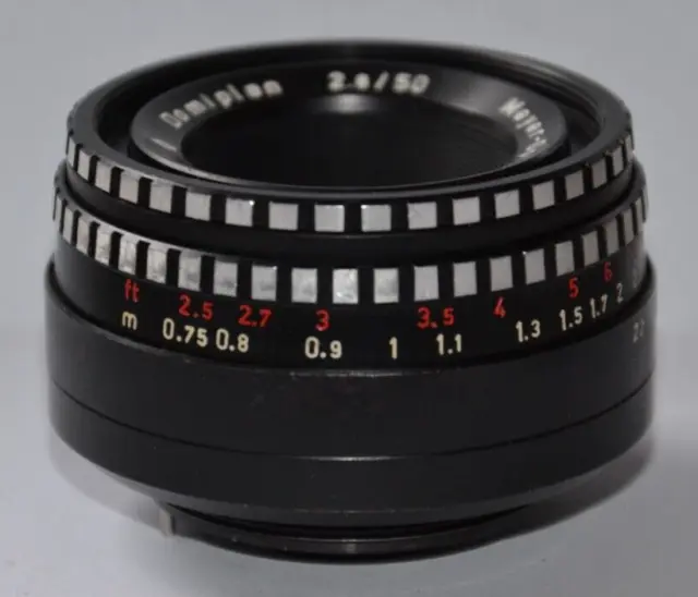 Meyer-Optik Görlitz Domiplan 2,8/50 Kamera Objektiv Camera Lens M42 3624412