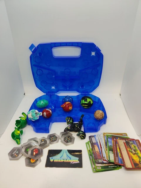 BAKUGAN Battle Brawlers Balls LOT plus cases and cards HUGE LOT SOME RARE ONES