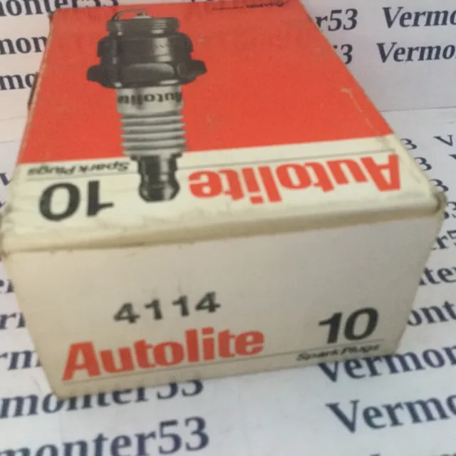 One Box of Ten + One Autolite 4114 Spark Plugs for a total of Eleven