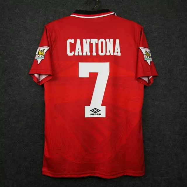 1994-95 Manchester United Vintage Fußball Trikots #7 CANTONA Jersey