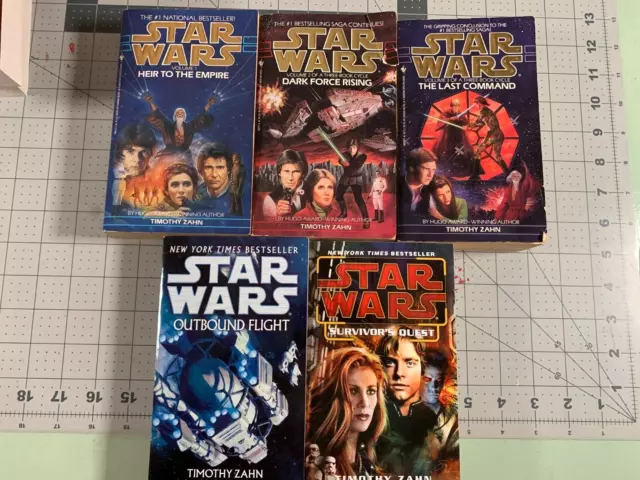 (lot of 5) STAR WARS Books by Timothy Zahn PB All feature the villian THRAWN