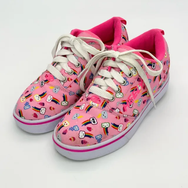 Heelys Pro 20 Prints Skate Shoes Girls Pink Sneakers - Size Youth 3