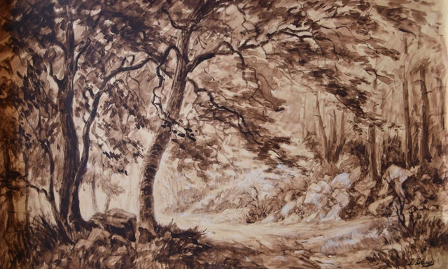 Louis Dupuis (1862-1951) (199) - washes - Bagnoles-de-l'Orne