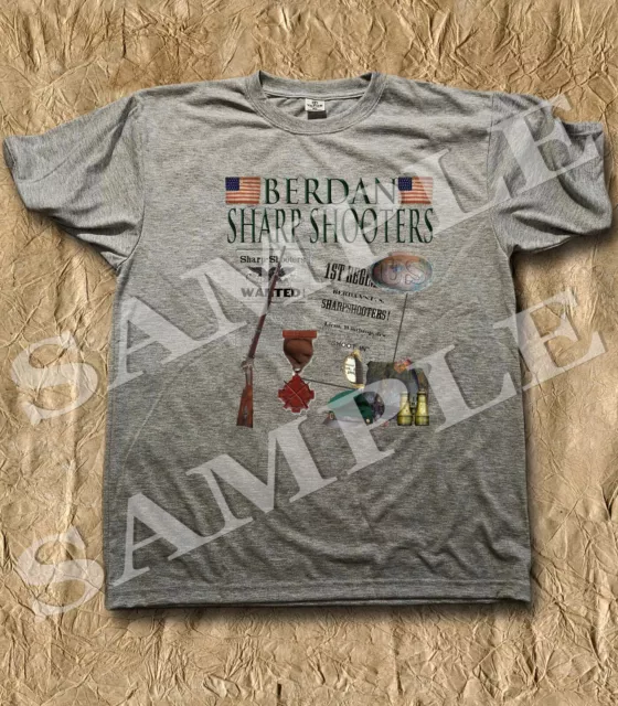 Berdan's Sharpshooters ash colored American Civil War unisex t-shirt