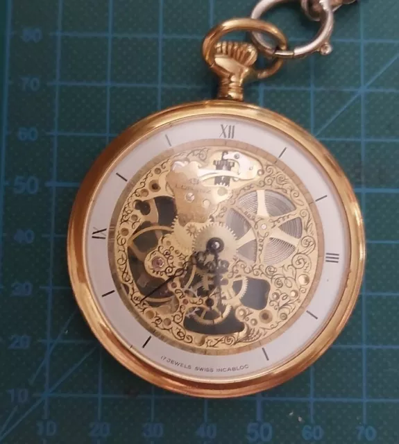 Orologio Da Tasca LORENZ cassa Trasparente Anni 80/90 - Senza Scatola