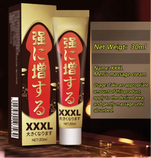 Gel Uomo Xxxl Sviluppatore Crema Allungamento Allargamento Pene+Regalo