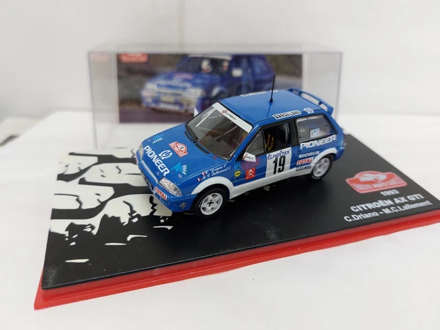 Modèle Réduit Citroën GS Laurent 1975 Rallye Monte Carlo 1/43 - IXO Boîte Vitrine - Occasion Comme Neuf