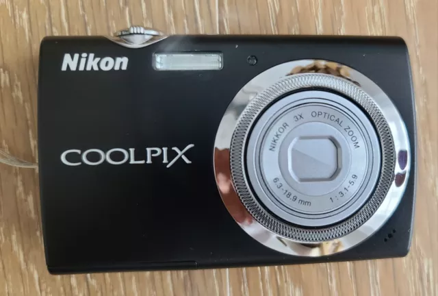 Tested Nikon Coolpix S230 10MP Digital Camera Point & Shoot Battery/Charger