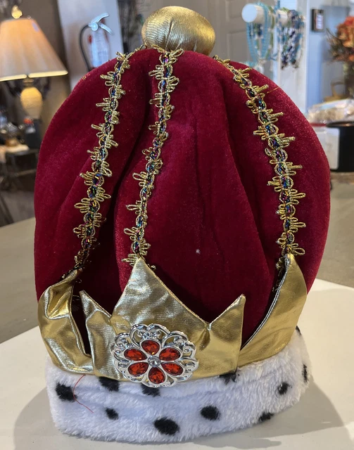 KIDS COSTUME KING Hat Halloween Royalty Disguise Cosplay Party