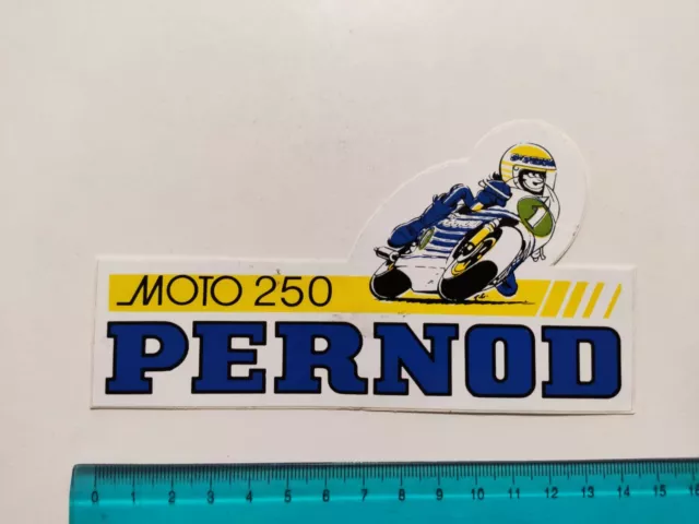 Autocollant Pernod Moto 250 Autocolant Vintage 80s Original