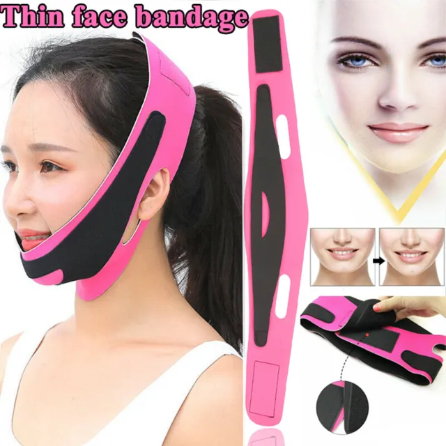 Double Chin Face-lift Belt Beauty Tools Face Slimming Bandage Facial Massager